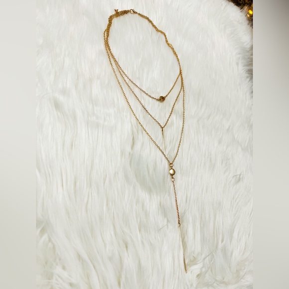 Beautiful Gold Layered Necklace. Women’s Fashion Jewelry BRAND NEW - Picture 4 of 5